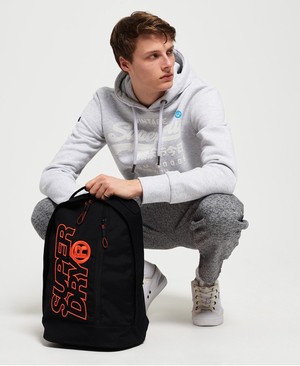 Superdry Zac Freshman Férfi Hátizsák Fekete | ZBCNV8513